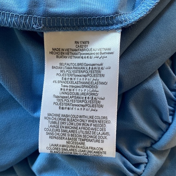 BCBGeneration Blue Maxi Dress with Slit - NWT - Picture 8 of 8